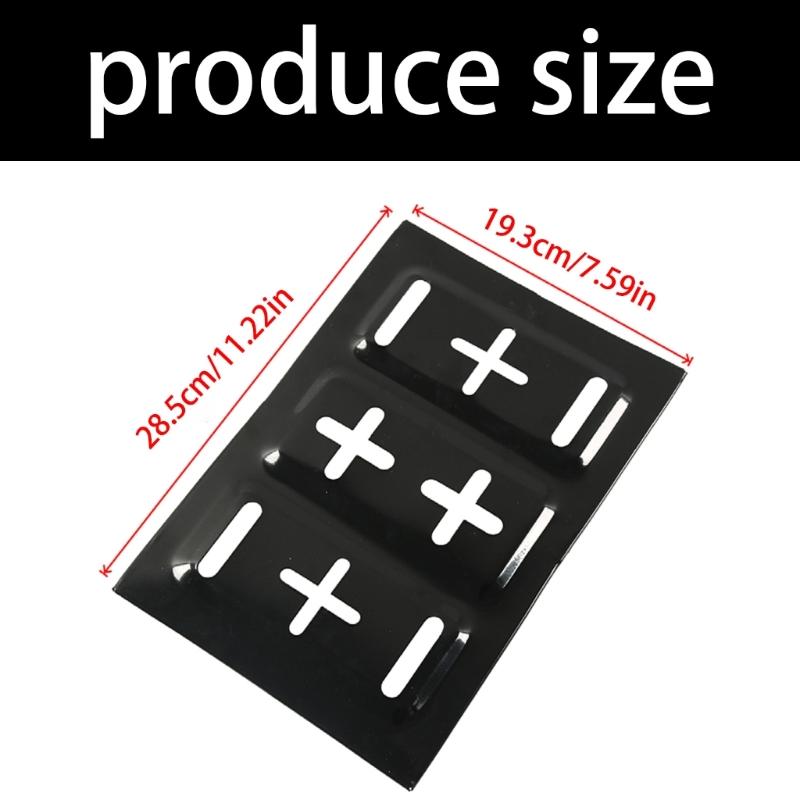 Secure Car Battery Holder with Antislip Design Universal Battery Tray Holder Easy Installation for Vehicle