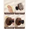 12pcs No-Drill Design Imitation Wood Door Hook Self-adhesive Key Holder Coat Hanger  Hanging Keys