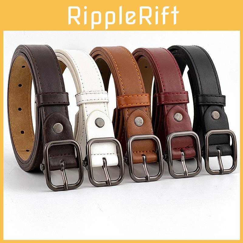 Versatile Womens Leather Belt With Square Buckle For Business And Everyday Wear