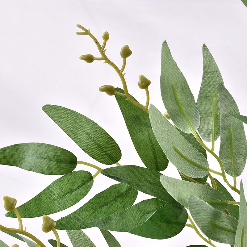 5-Fork Willow Leaves Nordic Wedding & Home Decor Artificial Plant