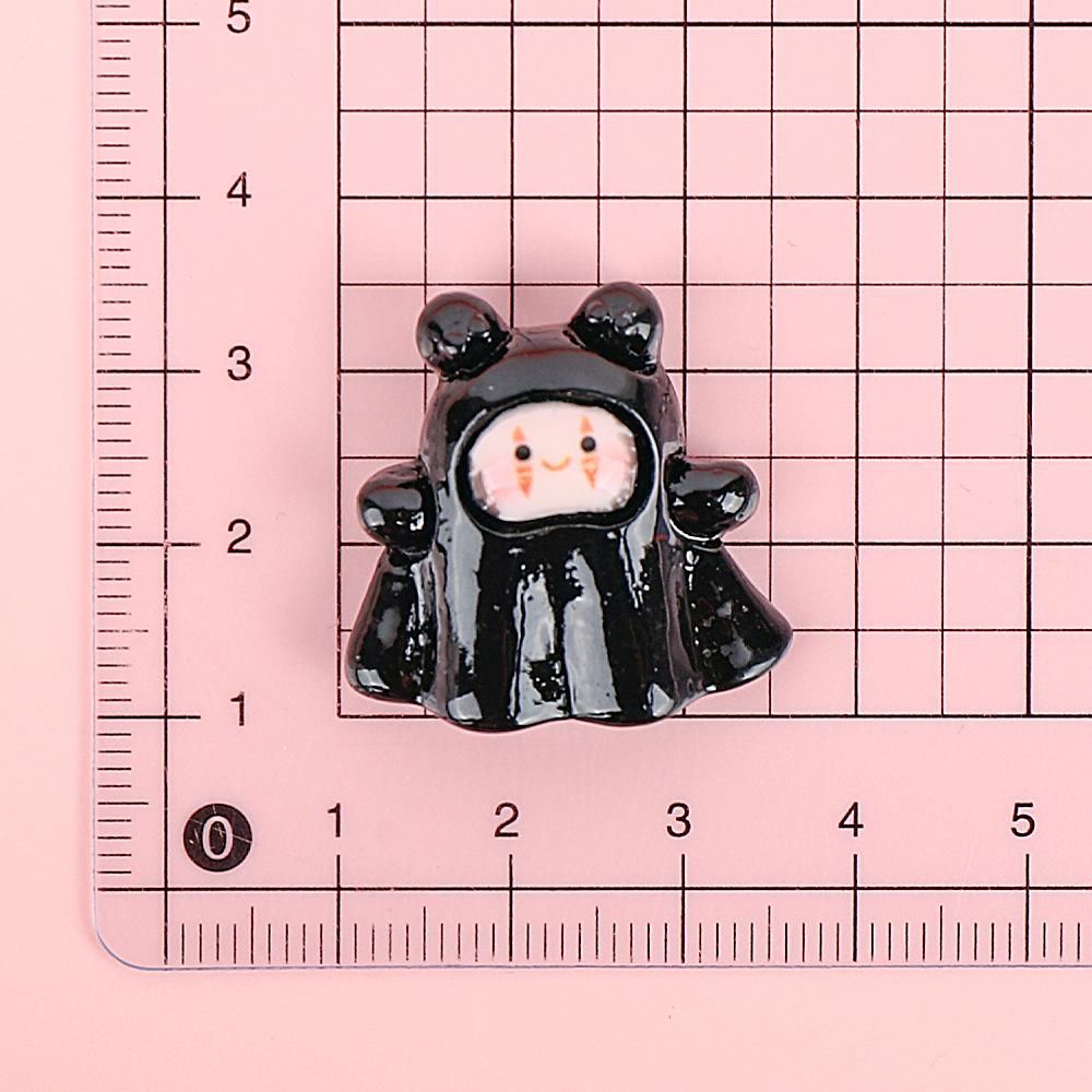 Handmade DIY Cartoon Pumpkin Lantern Hair Clip Resin Components