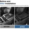 DEYTOP Center Console Cover for Chevy Silverado 2014-2018 Accessories Console Armrest Cover for GMC Sierra 2014-2018 Car Cushion Protector Pad (Black
