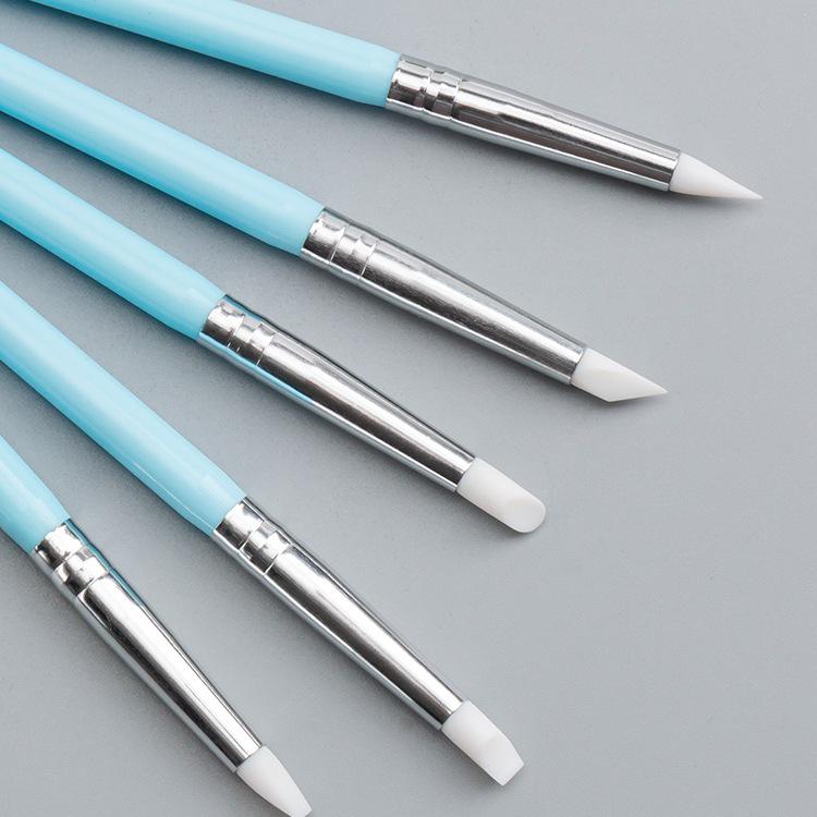 Silicone Soft Tip Double-Ended Dotting & Pressing Pen for Clay Sculpture
