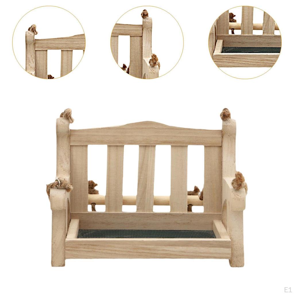 Swing Bird Feeder Birds with A Cable Treat Feeding Tool Hanging House