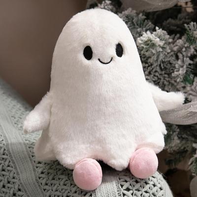 Halloween Geist Plüschtier - Weiches Süßes Stofftier zur Dekoration, Kinder Partygeschenke, Heim Halloween Dekorationen Gruselige Figur
