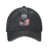 USA Th Anniversary American Baseball Caps Casual Distressed Denim Washed  Sun Cap for Unisex Women Outdoor Adjustable Fit Cap