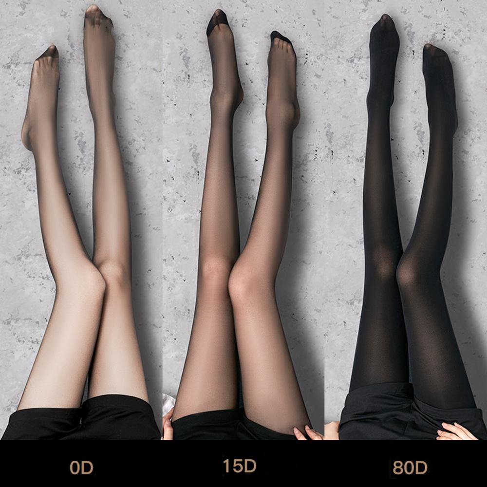 Black Stockings Leggings Hosiery Slim Breathable See Through Anti-hook Ultra Thin Tights
