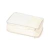 Franc Franc Japan Bicolor Satin CoMpression Organizer M Mint X Ivory
