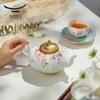 Auratic Tianqing Shidai 6-Piece Gold-Rim Tea Set