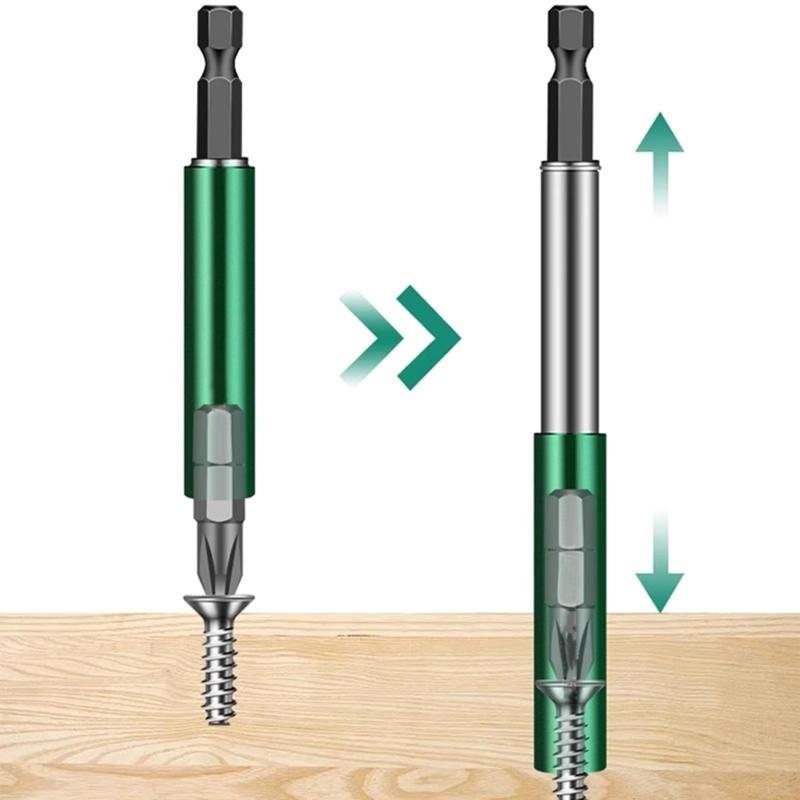 Impacting Driver Bit Adapters Strong Magnetic Screwdriver Bit Holder Extension Rod Magnetic Screwdriver Bit Holder Extension