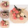 Home Decor Rose Flower Bouquet With Silk Material For Wedding And Event Decoration