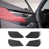 Soft Carbon Interior Door Handle Bowl Trim Sticker For BMW 5 Series G60 I5 2024+