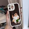 Family Peter Griffin Cartoon Phone Case For Iphone 16 15 14 12 13 Pro Max 11 Mini Xs Puls Lambskin Silicone Cover