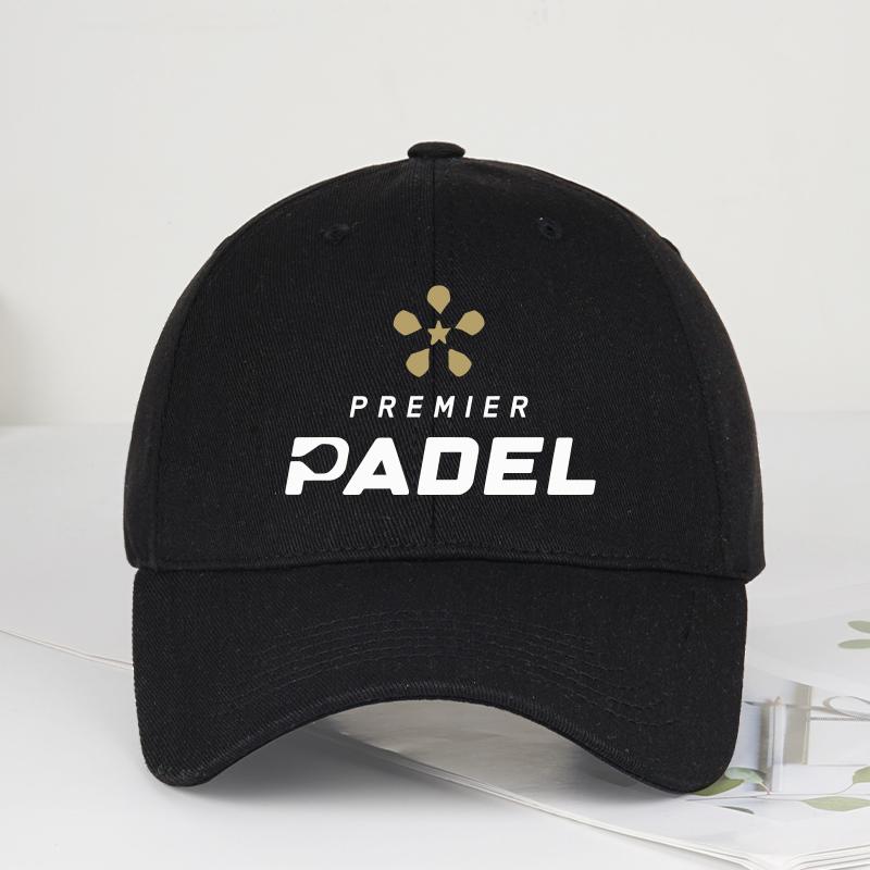 MLFO Premier Padel Printed SoftPeak Baseball Cap Lightweight Breathable Adjustable Sporty Style Unisex Tennis Enthusiasts