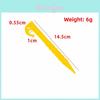 Camping Tent Pegs With Pp Material And Threaded Design For Durable Outdoor Use