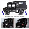 1:Model auta Benz Unimog v měřítku 28, Autíčko s tlakovým odléváním, Otevřené dveře, Světlo a zvuk, Chlapci Hračky Děti Dospělí Dárky