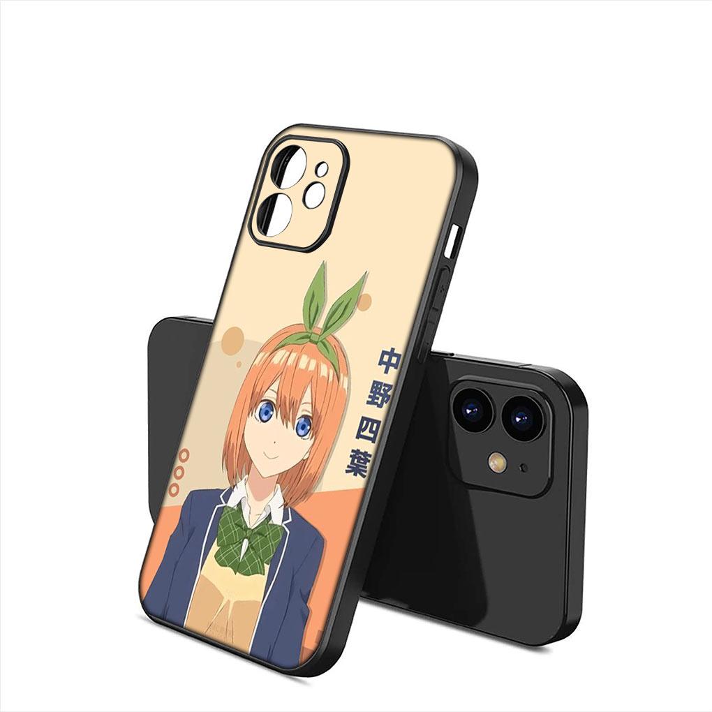 Nakano Ichika Miku Itsuki Nino Yotsuba Soft Phone Cover for Apple iPhone 15 14 Plus 13 12 Mini Pro Max XR + 13Pro 14+ 15+ Case