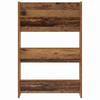 Shoe Cabinet with Shelf Rustic Wood Look 60 x 18 x 90 cm Engineered Wood