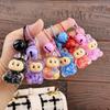 Cartoon Labubu Treibsand Schlüsselanhänger Anhänger Für Frauen Mädchen Niedliche Puppe Schlüsselring Exquisite Rucksack Dekoration Zubehör Geschenke