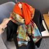 New Fashion Spring Autumn Women Floral Printing Beach Scarf Shawl Female Long Wrap Beach Sunscreen Hijab Blanket Bandana Scarves