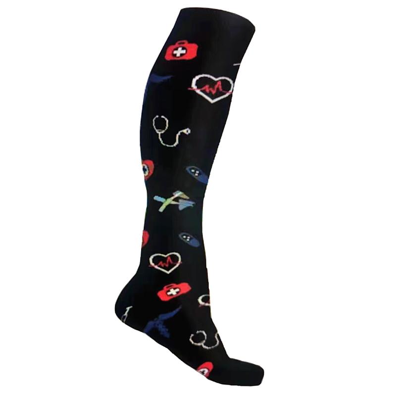 58Styles Men Women Compression Socks Fit Outdoor Sports Compression Socks For Anti Fatigue Pain Relief Knee Varicose Veins Socks
