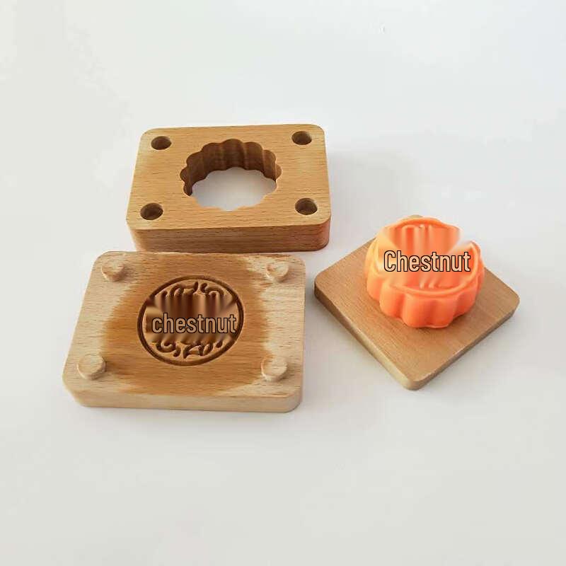 Pabei Mid-Autumn Festival Wooden Mooncake Mold