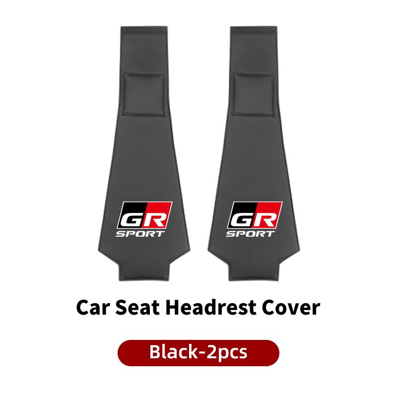 Car Seat Headrest Protector Cover Storage Neck Pillowcase For Toyota Yaris RAV4 CHR Corolla Prius Auris Land Cruiser Accessories