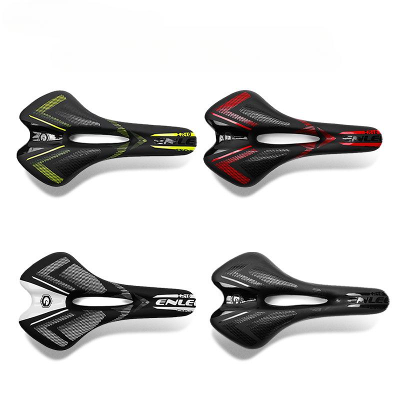 ENLEE Mountain Road Bike Cushion Saddle, Memory Sponge Thickened Hollow Seat Bag, Seat Cushion