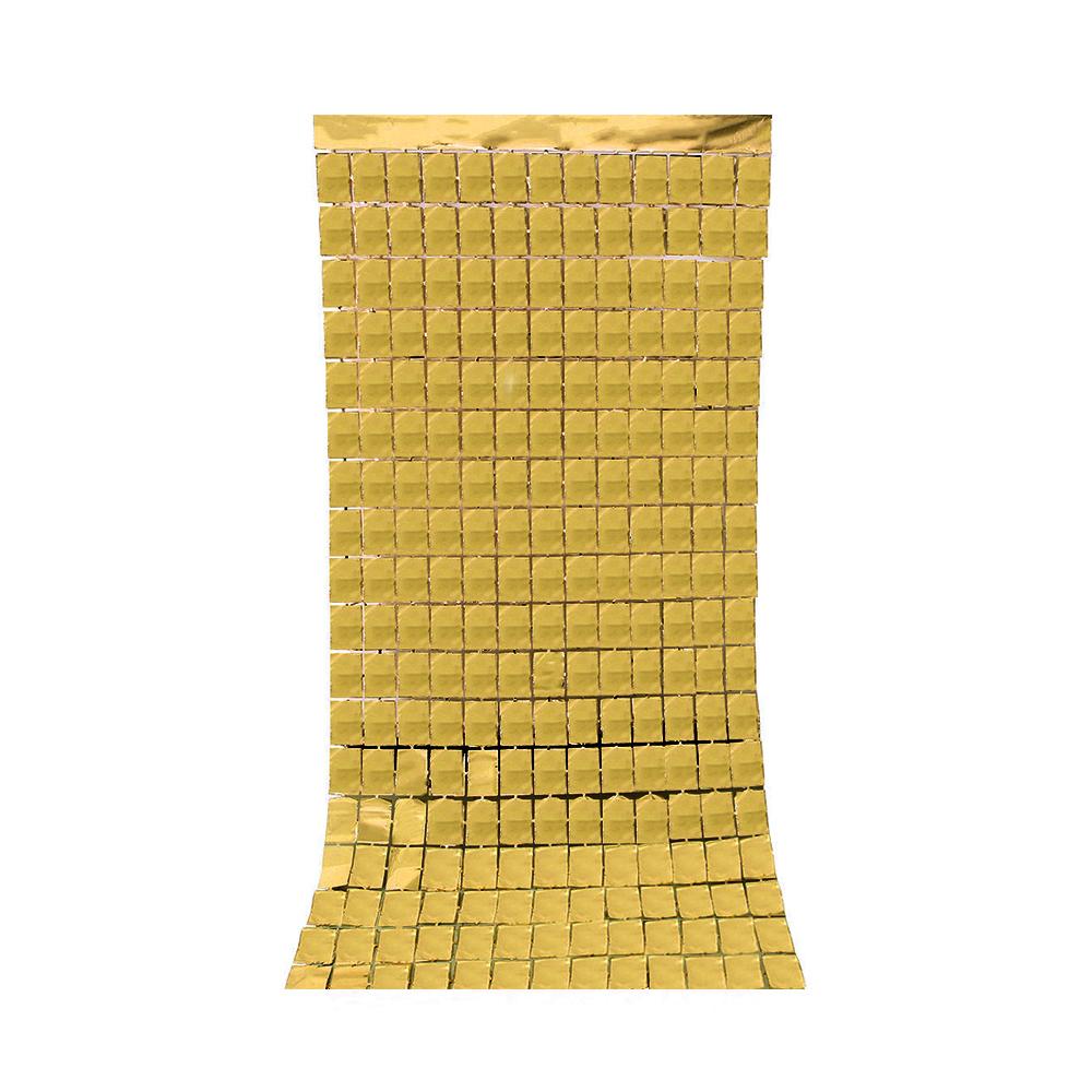 Confezione da 10 sfondi per tende con frange in lamina argentata, 1 m x 2,5 m, decorazione per feste di compleanno, matrimoni, decorazioni natalizie (argento