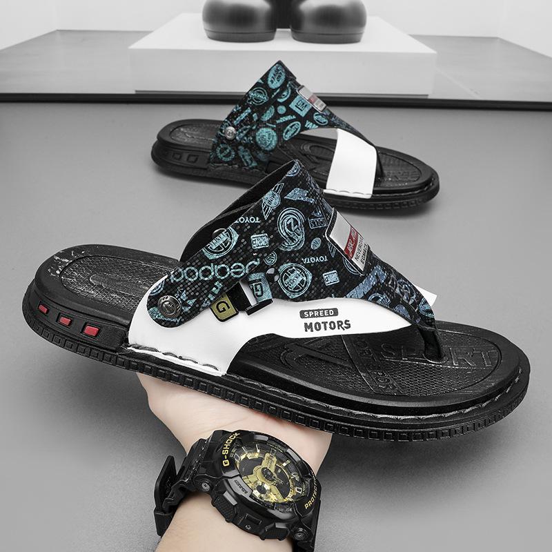 Men's Summer Dual-Use Non-Slip Korean Style Casual Beach Sandals