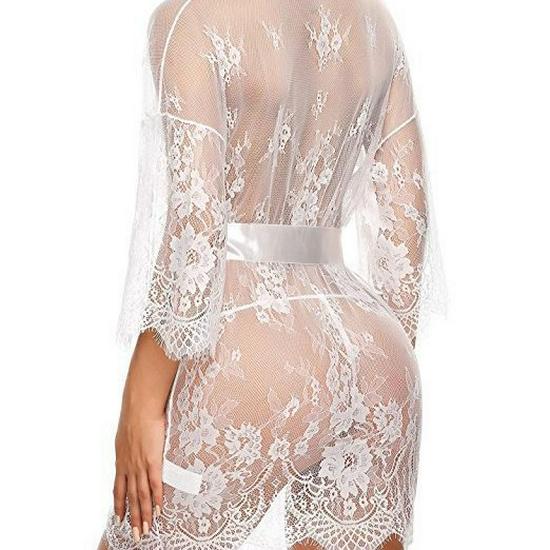 See-Through Sexy Lace Women's Pajamas - European & American Internet Celebrity Bestseller