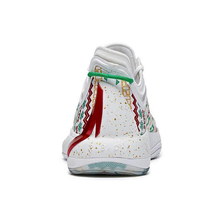 Anta GH1 Gordon Hayward Shock Absorbing Non-Slip Wear-Resistant Low-Top Basketball Shoes Men sneaker White Green Red 112011103-6
