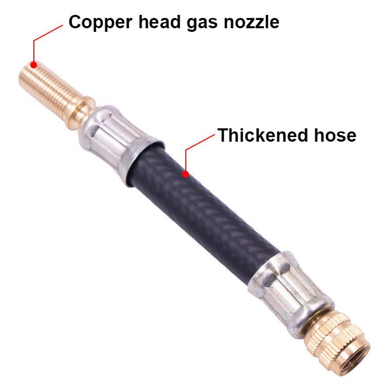 Various Braided Flexible Hose Tire Valve Inflatable Rubber Hose Steel Wire Car Wheels Tyre Valve Stems Extensions Tube Adapter