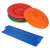 Flying Disc Acrobatic Turntable Clown Show Spinning Plates Sticks Kids Adult