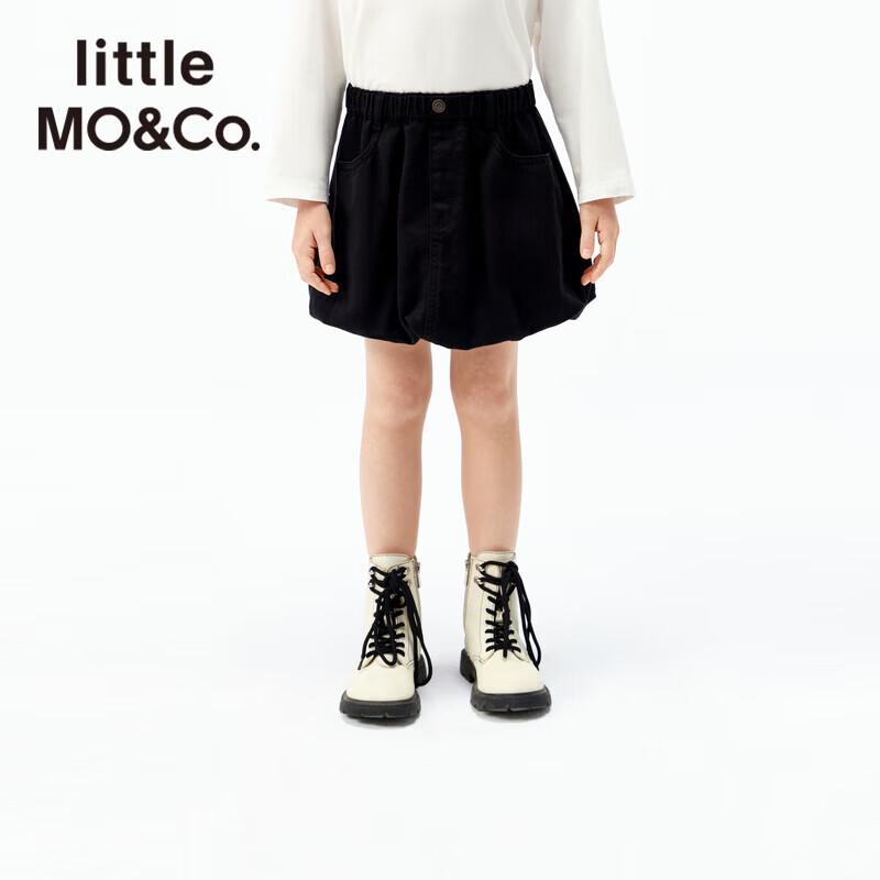little MO&Co. Girls  Denim Bubble Skirt 150