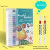 24 Colors Acrylic Paint Markers Waterproof Vibrant Colors For Art Creation Diy Crafts Drawing School Projects