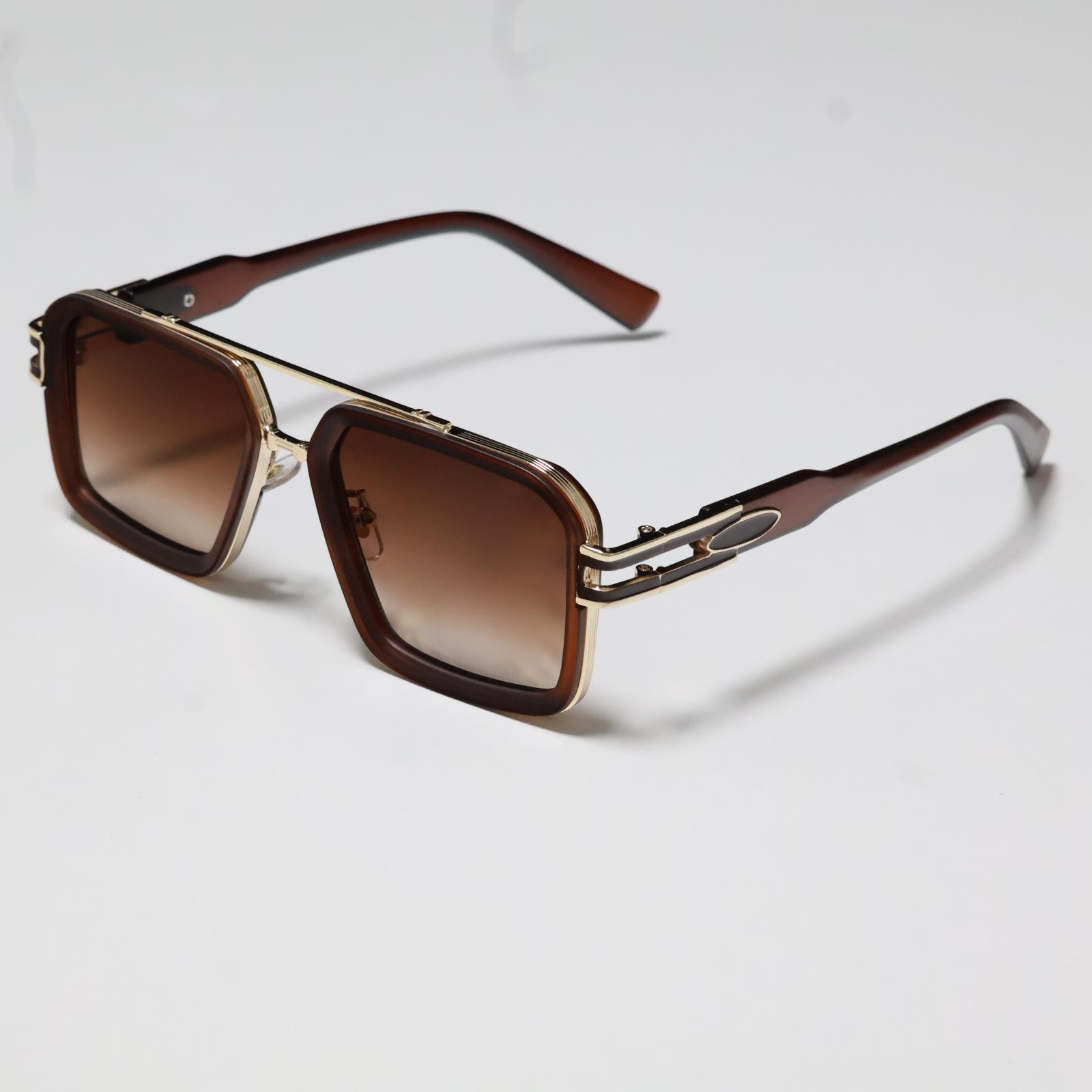 JYL TS Men s Retro Double-Bridge Square - Outdoor Sun-Protective CY-68062 c-3817 мандариновый