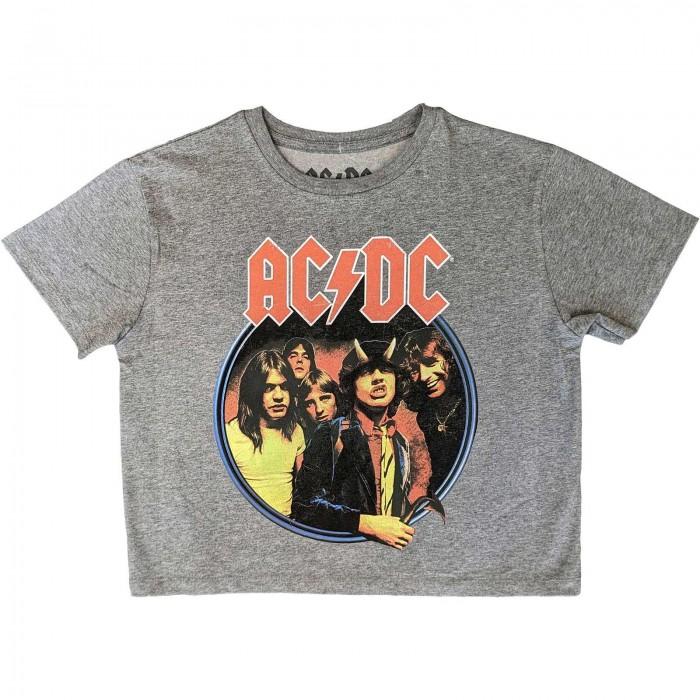 AC/DC Womens/Ladies Highway To Hell Crop Top