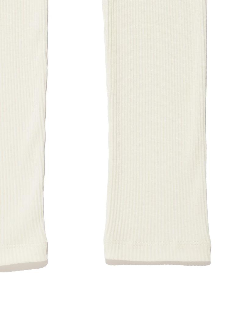 Gelato Pique Basic Ribbed Leggings PWCP249076 GRY Women's