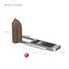 SMALLRIG mounting plate with wooden handle for III 5667 L-shaped X-T30/X-T30 II/X-T30 (Silver)