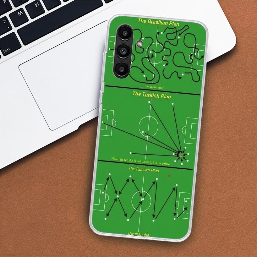 Football Soccer Tactics Time Phone Case For Samsung Galaxy A02S A12 A22 A32 A42 A52 A72 A51 A50S A71 A41 A31 A21S A70S A40 A30S