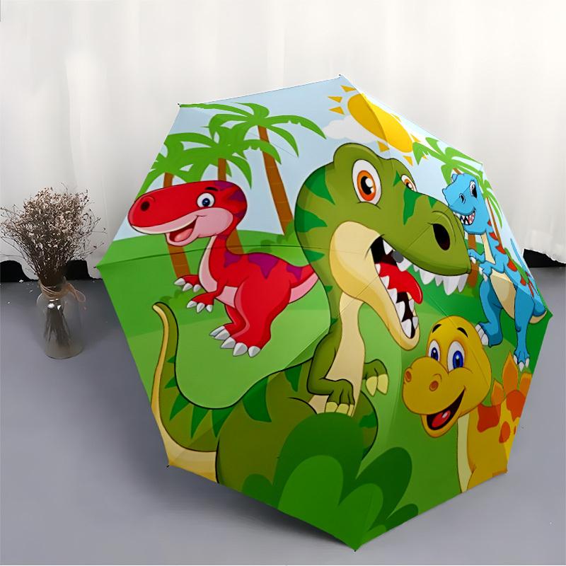 1pc Dinosaur Party Automatic Open/Close Umbrella, Ideal Fan Gift for Birthday, Christmas, Trendy Fashion y250828076