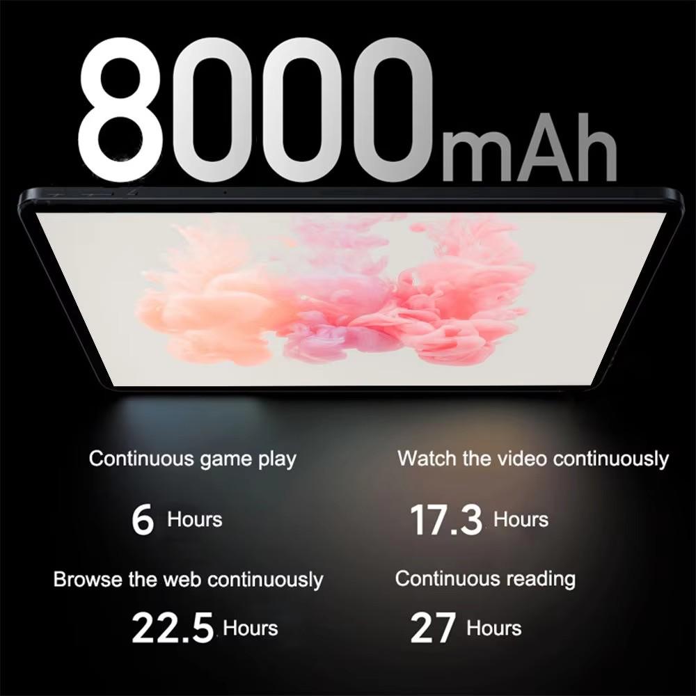 11 Inch Android 13.0 8000mAh 8GB RAM 512GB ROM Dual SIM 4G LTE WiFi 2.4/5G Type-C Tablets