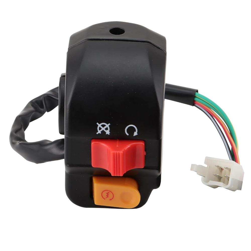 

Длина провода:250мм(9,84 дюйма) Кнопка переключателя фары с креплением на правый руль с зажиганием Мотоциклы