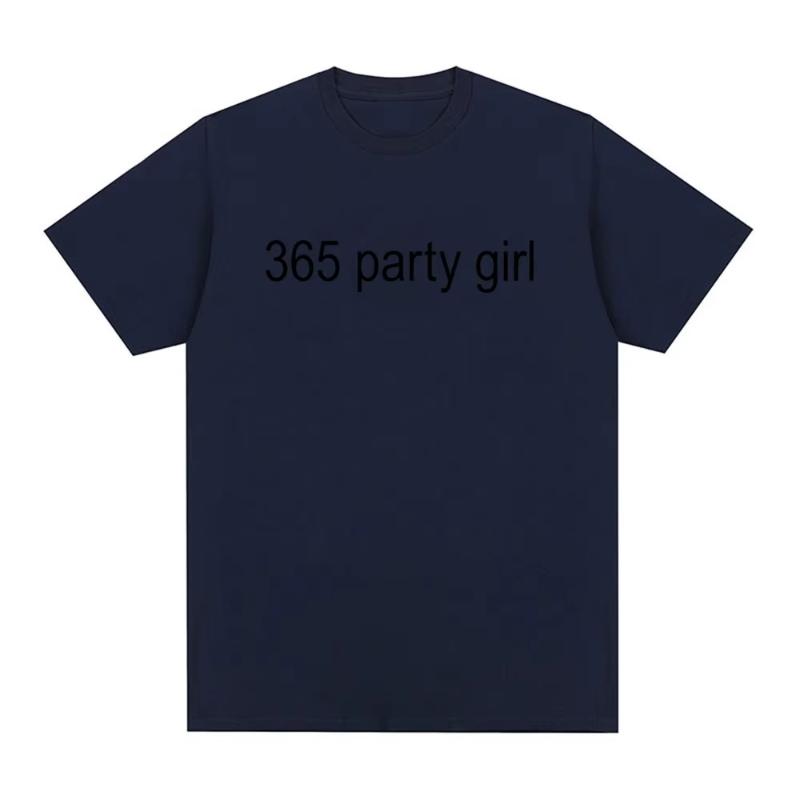 365 Party Girl Charli XCX Brat 360 Album T Shirt Unisexs Women Fashion Harajuku Tshirt Cotton Casual Cozy Oversized Tshirts
