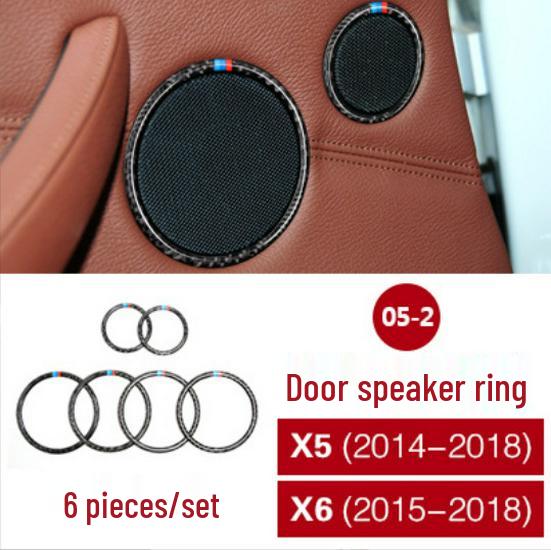 BMW X5/X6 F15/F16 Carbon Fiber Interior & Exterior Modification Center Console Gear & Vent Decoration Sticker