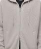 MUSINSA STANDARD Ribbed Knit Hooded Zip-Up [Dusty Cream]