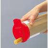 SankoPlastic Pasta Case, Diameter 10.4cm x Height 30cm, Red