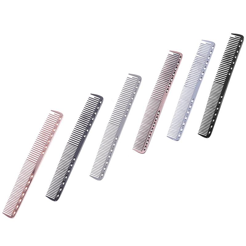 Aluminum Metal Hair Hairdressing & Barbers Salon Professional Combs Anti-Static