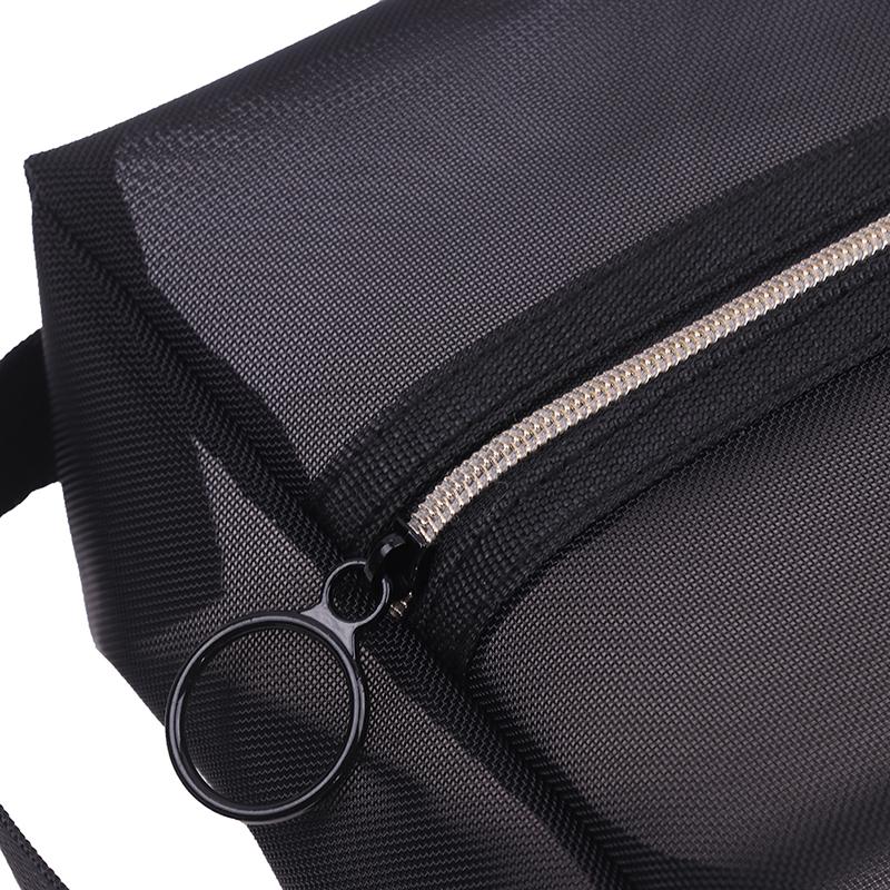 Makeup Brush Travel Case Cosmetic Toiletry Bag Organizer Mesh Kit Pouch